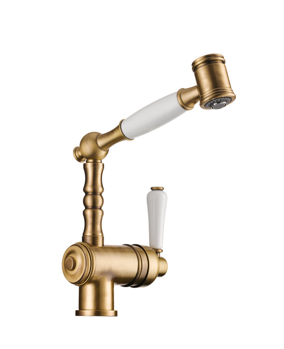 Naber | Passato 4 | Einhebelmischer | altmessing | Hochdruck