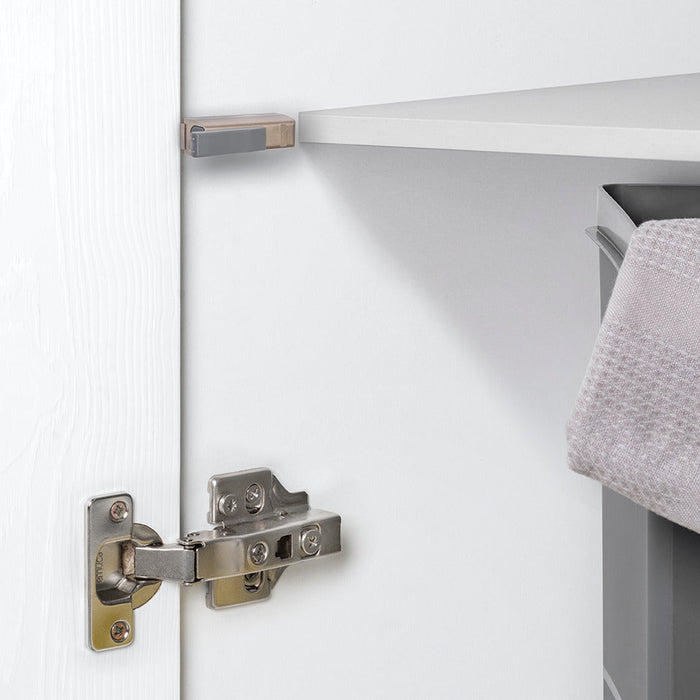 Kit von 10 Dämpfungskolben Mildy Flügeltür, Schließautomatik, Kunststoff, Matt vernickelt