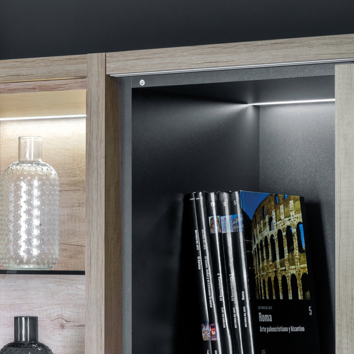 LED Point Türsensor EINFACH (Annäherung) (240V AC), Kunststoff, Grau metallic