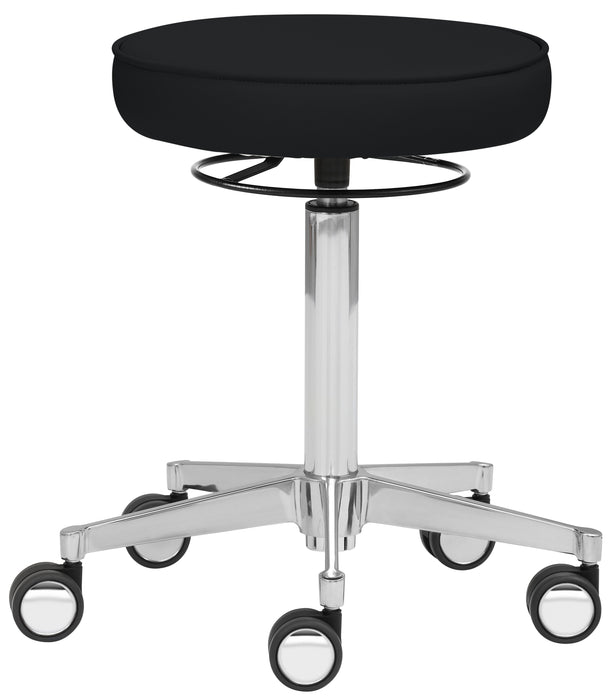 Funktionsdrehhocker 1295 | Gestell Aluminium poliert