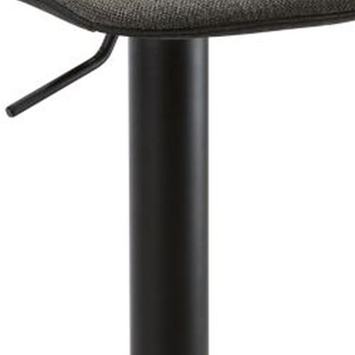 Bar- und Tresenhocker | myMARCO | Anthrazit meliert Schwarz | Gestell Schwarz pulverbeschichtet