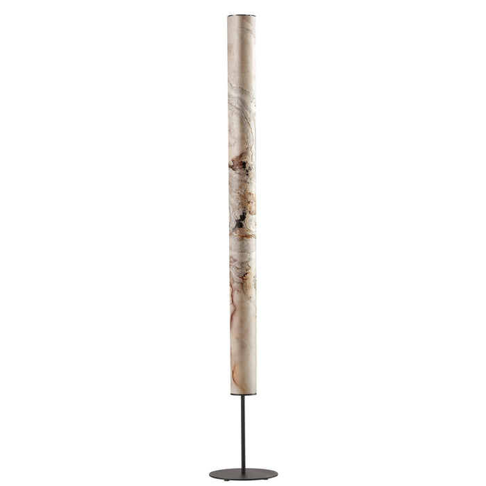 Columna Stehlampe Stein Weißperle mit Stab - Stehleuchte - Leuchtnatur