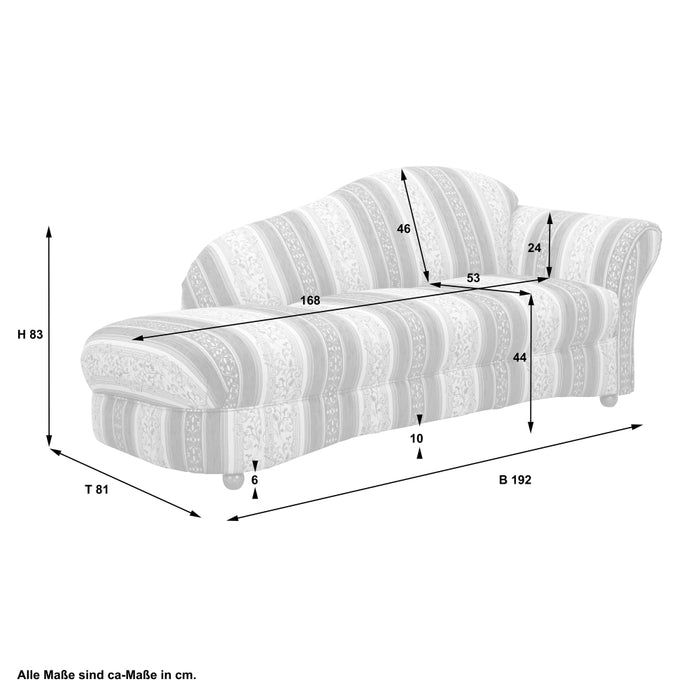 NEU Max Winzer | Corona | Sofa | Recamiere Armlehne rechts