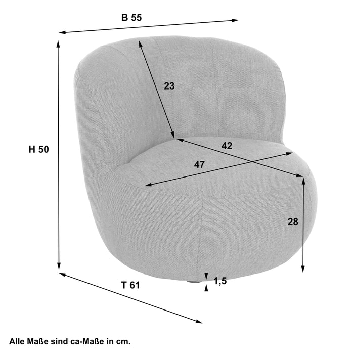 NEU Max Winzer | Cruiser | Sessel | Kindersessel | Flachgewebe | Füße Kunststoff Schwarz (Gleiter)