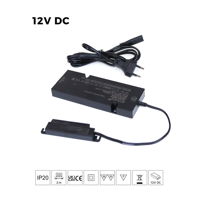 Stromtransformator LED-Lichter (12V DC), Leistung 50W, Kunststoff