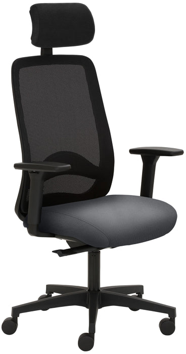 Drehstuhl 2228 | Gestell Aluminium poliert