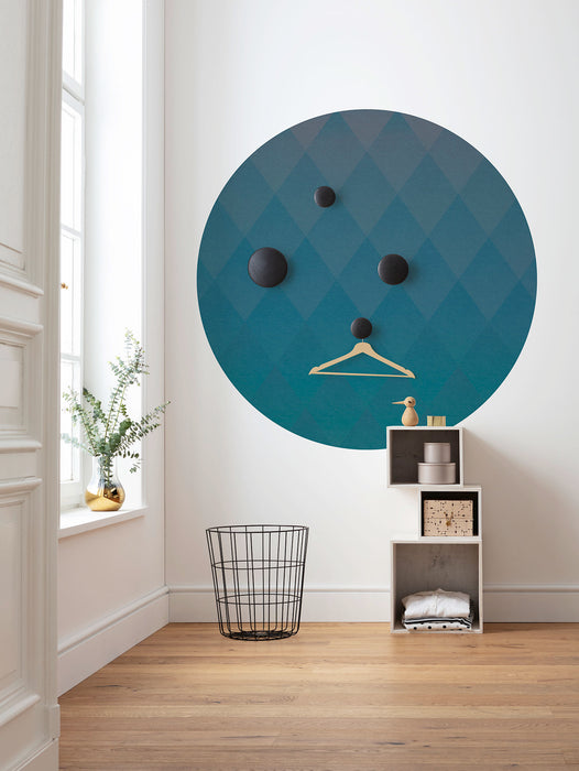 Dot | selbstklebende Vlies Fototapete | Lucy with Diamonds | 125 x 125 cm