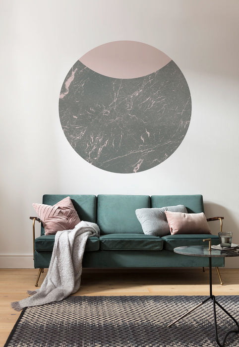 Dot | selbstklebende Vlies Fototapete | Stripe Marmor | 125 x 125 cm