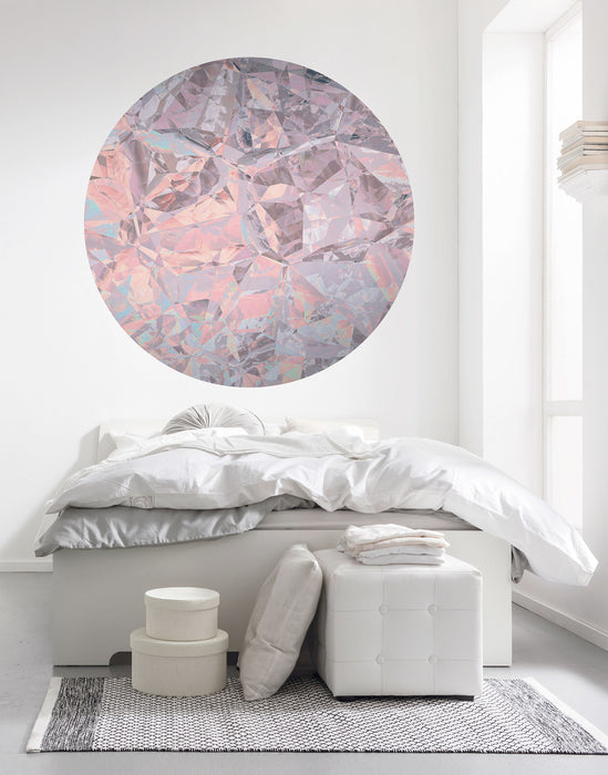 Dot | selbstklebende Vlies Fototapete | Glossy Crystals | 125 x 125 cm