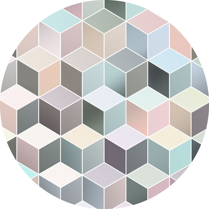 Dot | selbstklebende Vlies Fototapete | Pastel Deluxe | 125 x 125 cm
