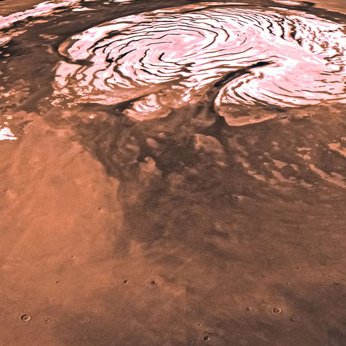 Dot | selbstklebende Vlies Fototapete | Mars | 125 x 125 cm