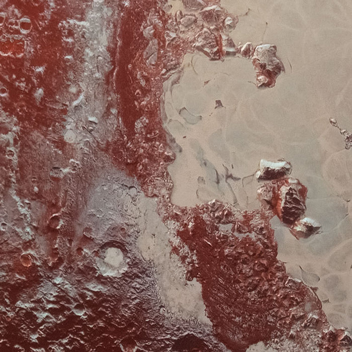 Dot | selbstklebende Vlies Fototapete | Pluto | 125 x 125 cm