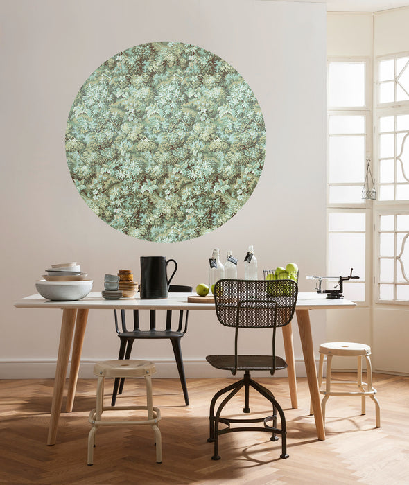 Dot | selbstklebende Vlies Fototapete | Greenery | 125 x 125 cm