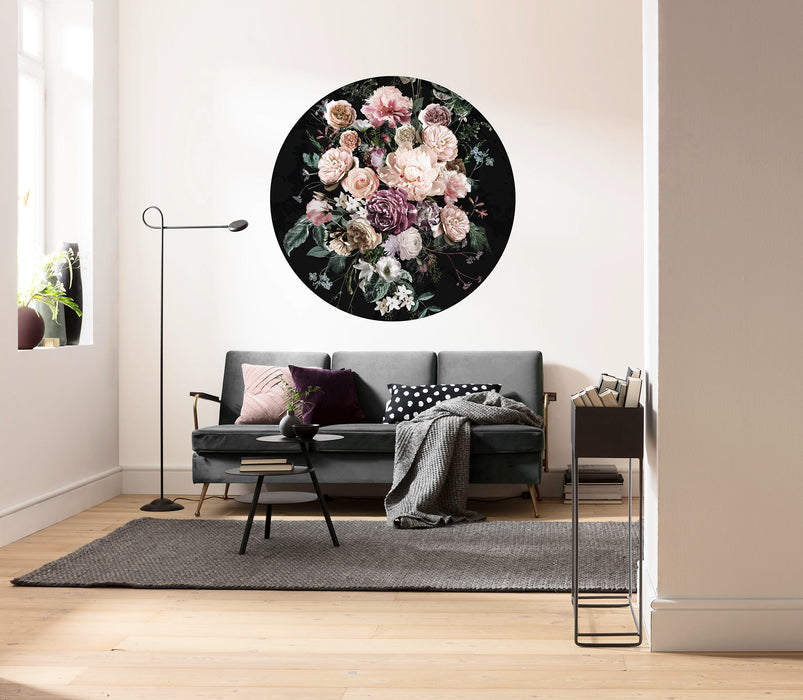 Dot | selbstklebende Vlies Fototapete | Enchanted Flowers | 125 x 125 cm