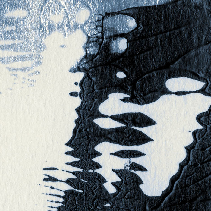 Dot | selbstklebende Vlies Fototapete | Arty Blue | 125 x 125 cm