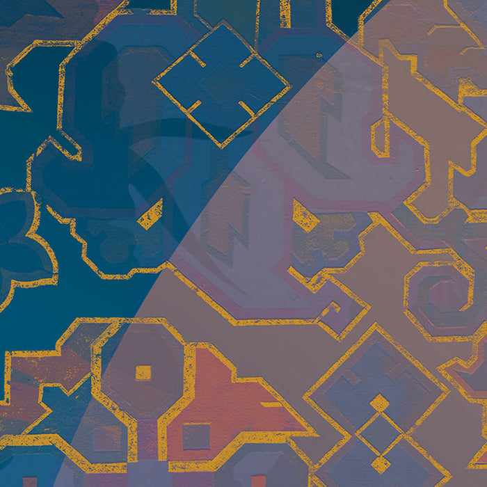 Dot | selbstklebende Vlies Fototapete | Ornament | 125 x 125 cm