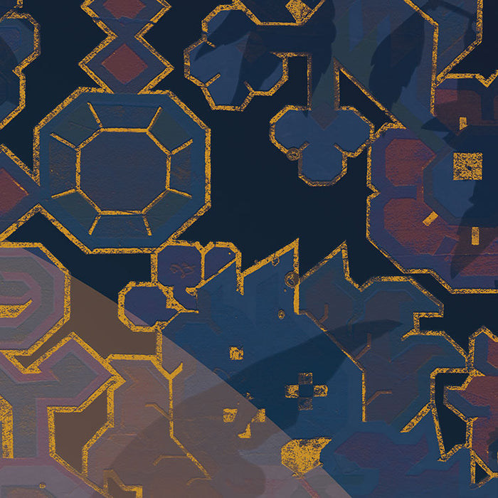 Dot | selbstklebende Vlies Fototapete | Ornament | 125 x 125 cm