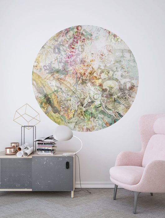 Dot | selbstklebende Vlies Fototapete | Round Stories | 125 x 125 cm