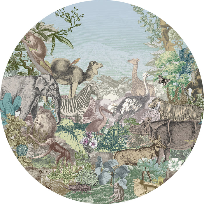 Dot | selbstklebende Vlies Fototapete | Animal Kingdom | 125 x 125 cm