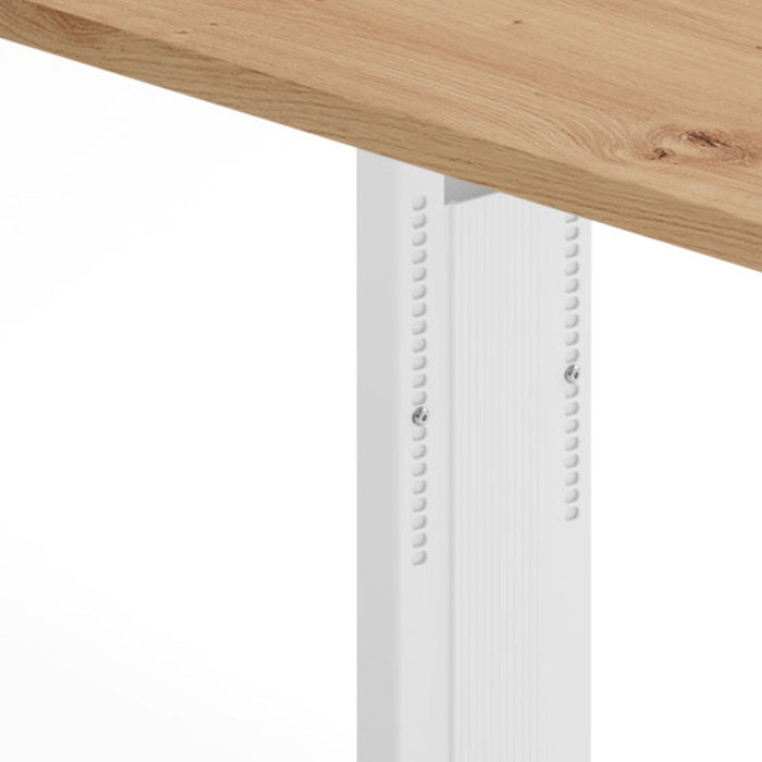 Hammerbacher | Schreibtisch C-Fuß 120x80cm Asteiche / Weiß