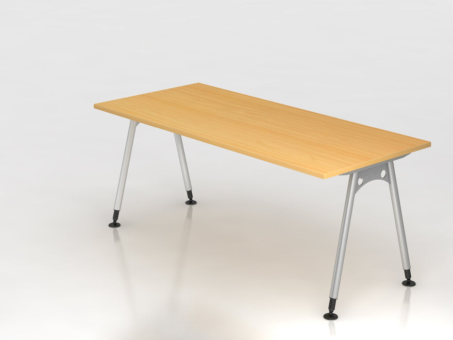 Hammerbacher | Schreibtisch A-Fuß 180x80cm Buche