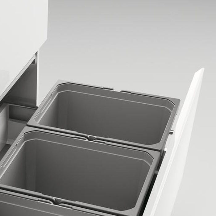 Naber | Cox® Box 275 K 900-3 Abfallsammler für vorhandene Auszüge Biodeckel hellgrau