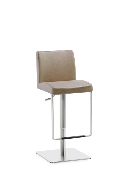 Mayer | Bar- und Tresenhocker 1260EL | Beige | Gestell Edelstahl gebürstet