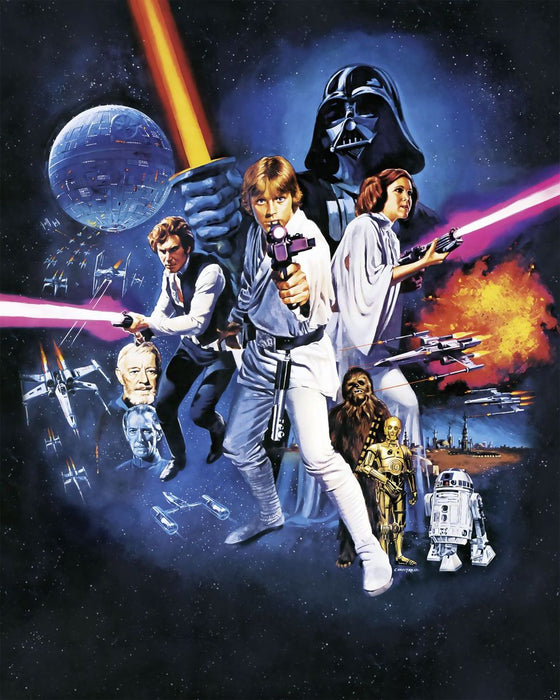 Komar | Vlies Fototapete | Star Wars Poster Classic 1