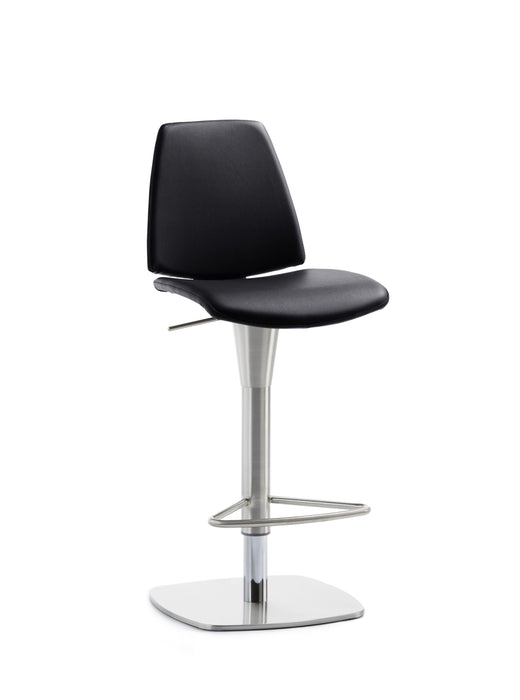 Bar- und Tresenhocker 1274 | Gestell Chrom gebürstet Edelstahllook