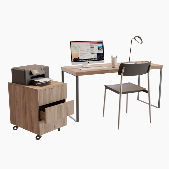 Emuca | Lot von 10 Möbelgriffe Setubal, L198mm, 128mm Achsenabstand, Aluminium, matt eloxiert