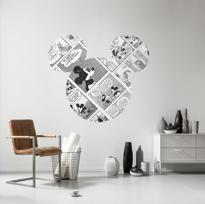 Wandtattoo | Mickey Head Comic Cartoon | 125 x 125 cm