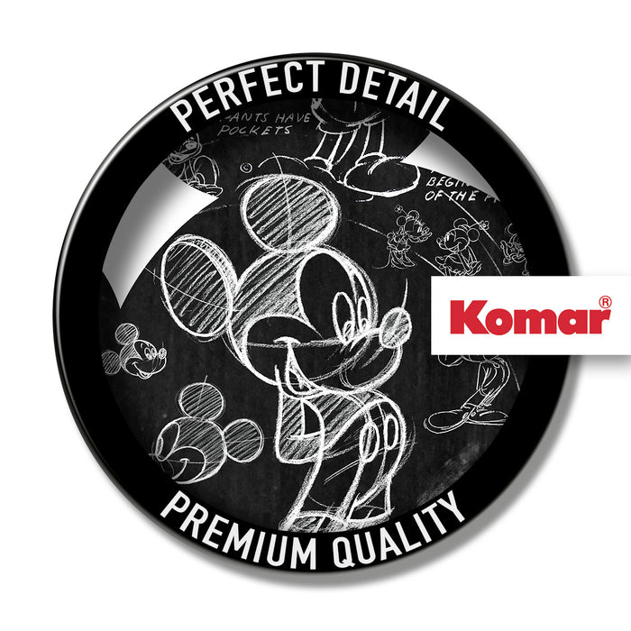 Wandtattoo | Mickey Head Illustration | 125 x 125 cm