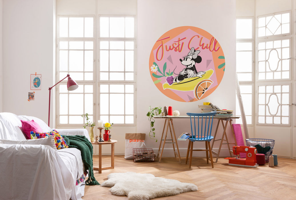 Dot | selbstklebende Vlies Fototapete | Minnie Chill | 125 x 125 cm