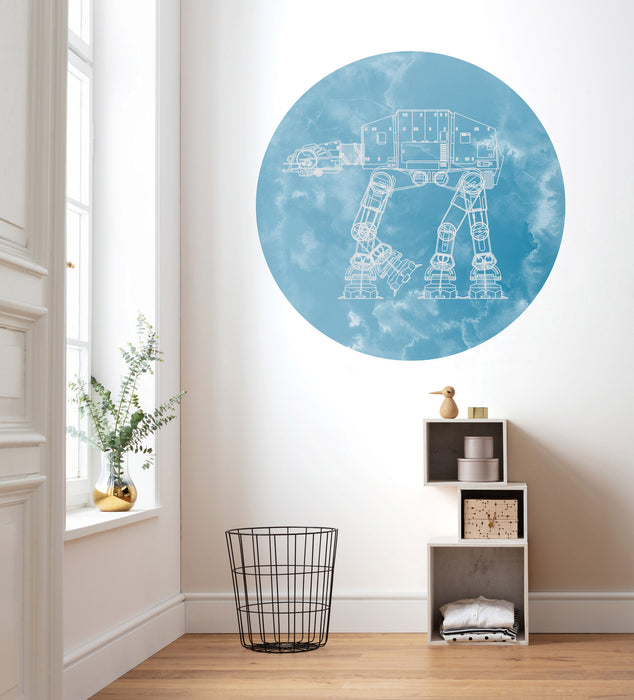 Dot | selbstklebende Vlies Fototapete | Star Wars AT | AT | 125 x 125 cm
