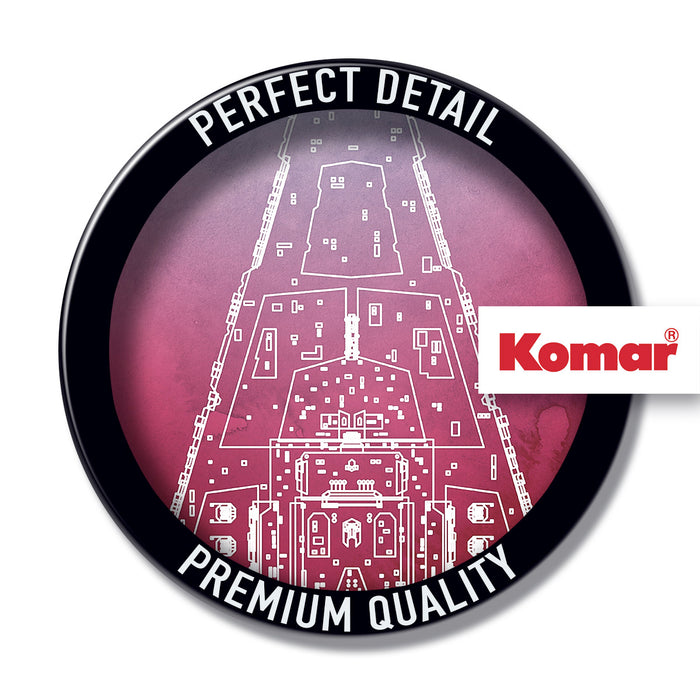 Dot | selbstklebende Vlies Fototapete | Star Wars Star Destroyer | 125 x 125 cm