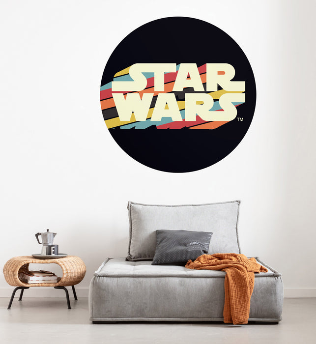 Dot | selbstklebende Vlies Fototapete | Star Wars Typeface | 125 x 125 cm