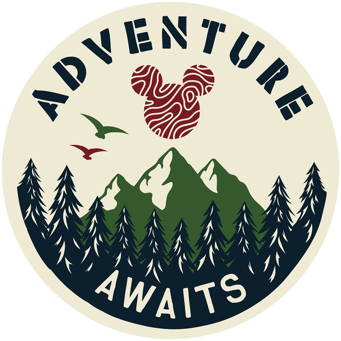 Dot | selbstklebende Vlies Fototapete | Mickey Adventure | 125 x 125 cm