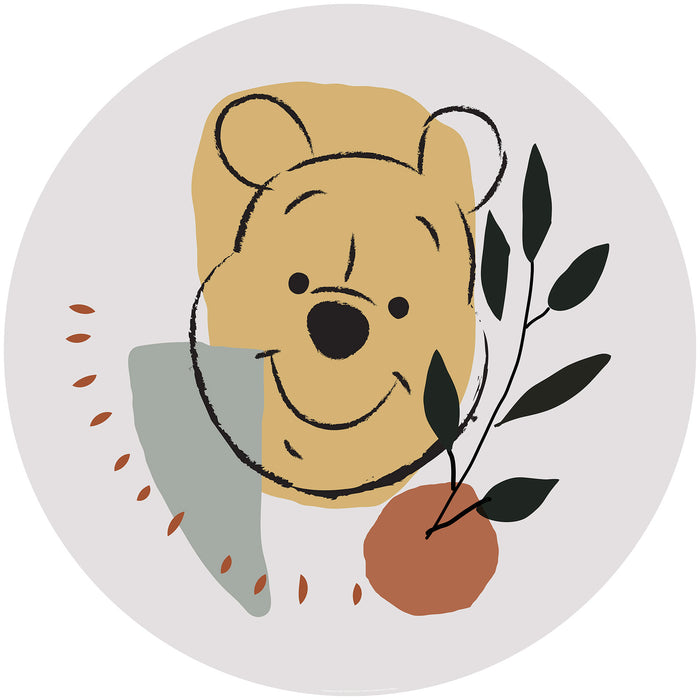 Dot | selbstklebende Vlies Fototapete | Winnie the Pooh Smile | 125 x 125 cm