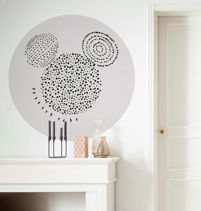 Dot | selbstklebende Vlies Fototapete | Mickey Stipple Art | 125 x 125 cm