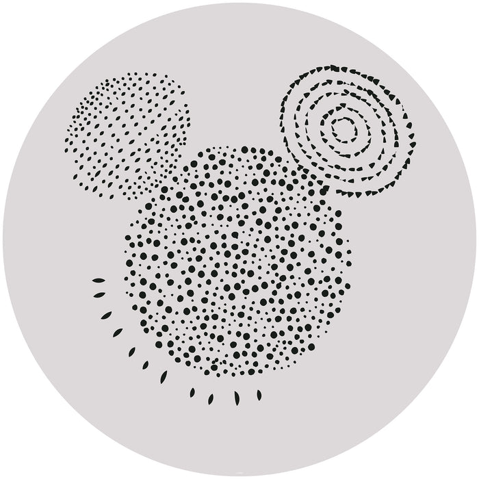 Dot | selbstklebende Vlies Fototapete | Mickey Stipple Art | 125 x 125 cm