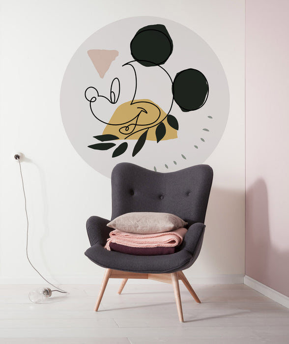 Dot | selbstklebende Vlies Fototapete | Mickey Modern Art | 125 x 125 cm