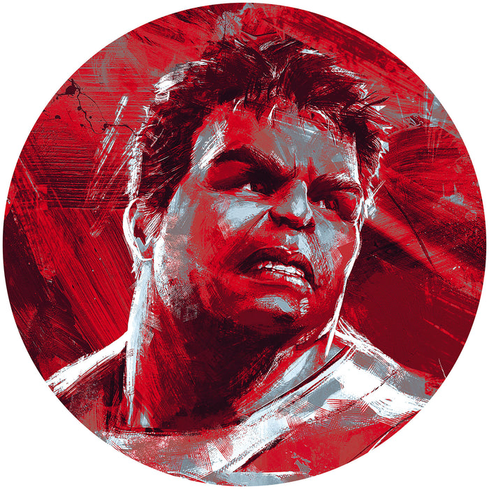 Dot | selbstklebende Vlies Fototapete | Avengers Painting Hulk | 125 x 125 cm