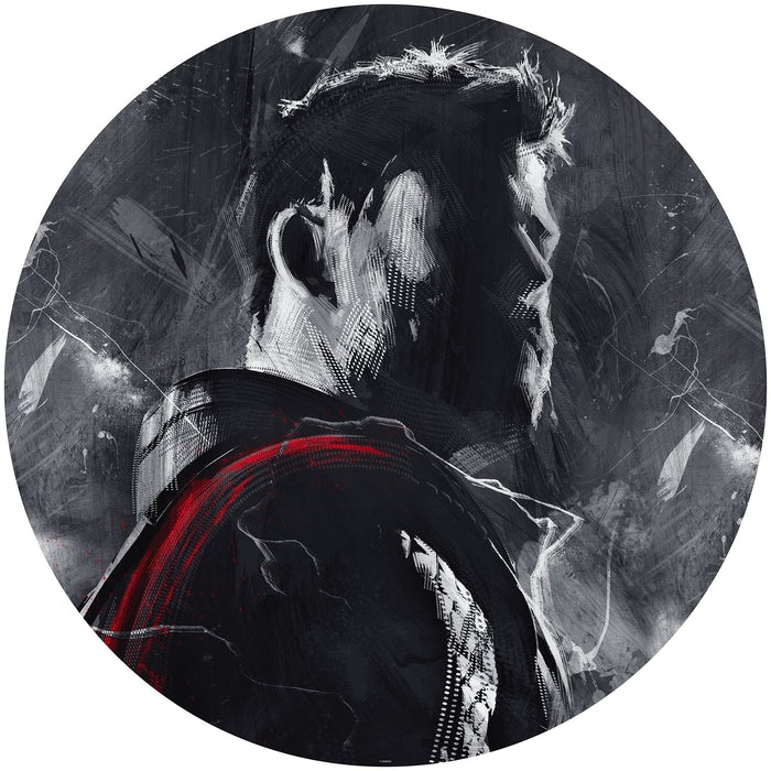 Dot | selbstklebende Vlies Fototapete | Avengers Painting Thor | 125 x 125 cm