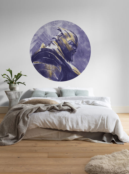Dot | selbstklebende Vlies Fototapete | Avengers Painting Thanos | 125 x 125 cm