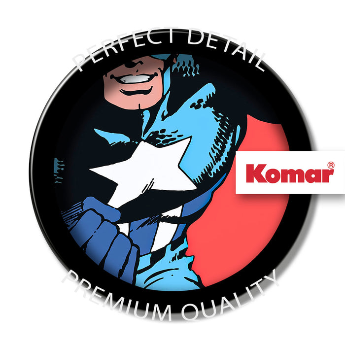 Dot | selbstklebende Vlies Fototapete | Marvel PowerUp Captain America | 125 x 125 cm