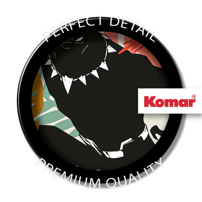 Dot | selbstklebende Vlies Fototapete | Winter Tropics Black Panther | 125 x 125 cm