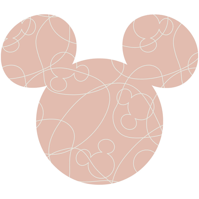 Wandtattoo | Mickey Head Knotted | 125 x 125 cm