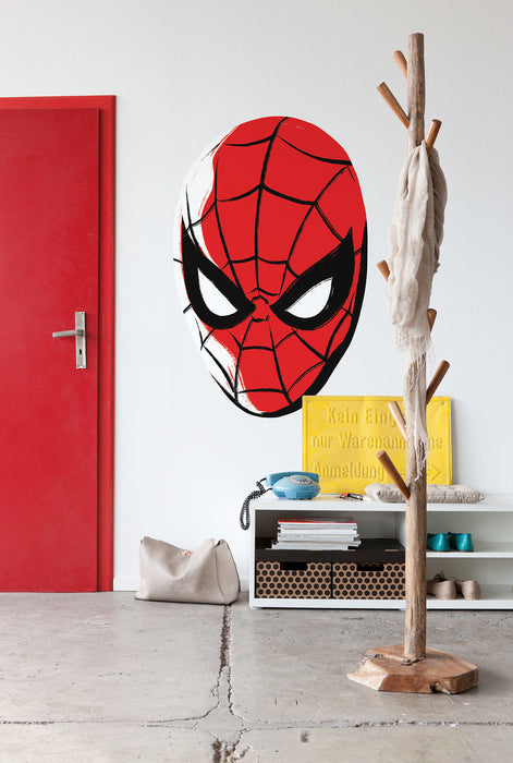 Komar NEU | Wandtattoo - Spider-Man Headshot - Größe 125 x 125 cm