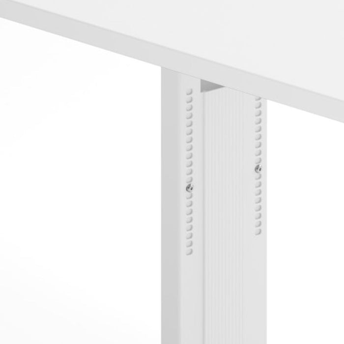 Hammerbacher | Schreibtisch C-Fuß 120x80cm Weiß / Weiß