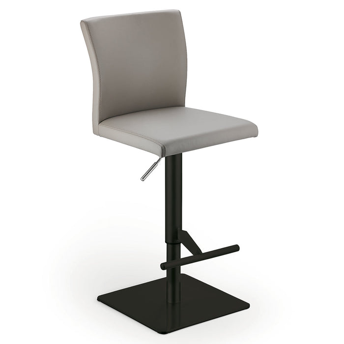 Naber | Buono K | Hocker | Gestell schwarz | Bezug schlamm hell (28004)